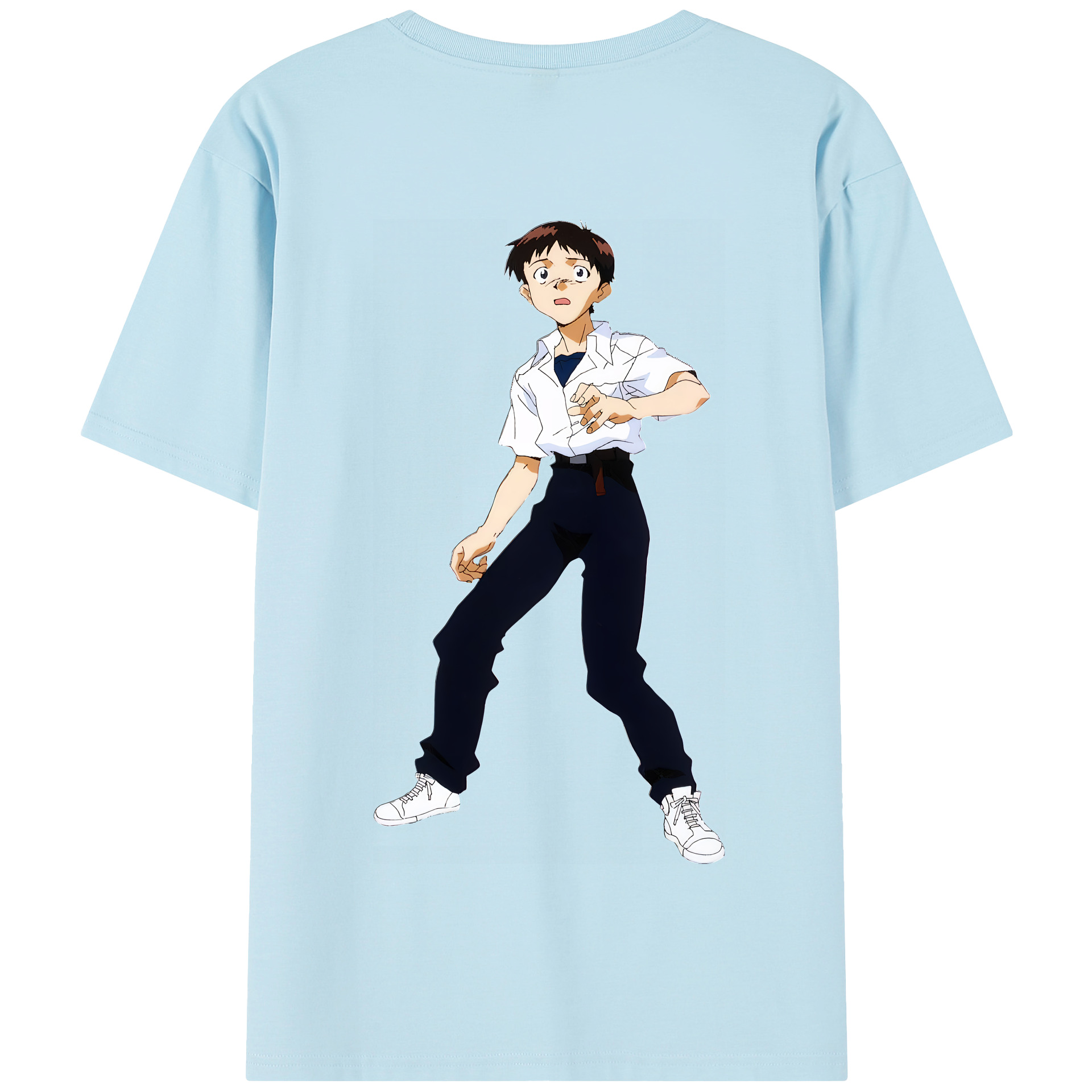 （画像用） EVA 新世紀エヴァンゲリオン 綿100％半袖Tシャツ（背面プリント）